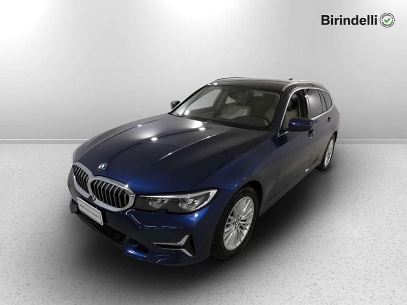 Blu mediterraneo metallizzato Usata 2020 BMW 320 Luxury Line Station wagon | 32.500 € (Molto cara) - Immagine 1/3