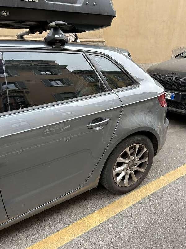 Usata Audi A3 Ambiente 110 CV (80 kW) 2014 Grigio Berlina