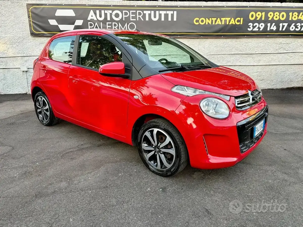 Usata Citroën C1 72 CV (52 kW) 2019 Rosso Utilitaria