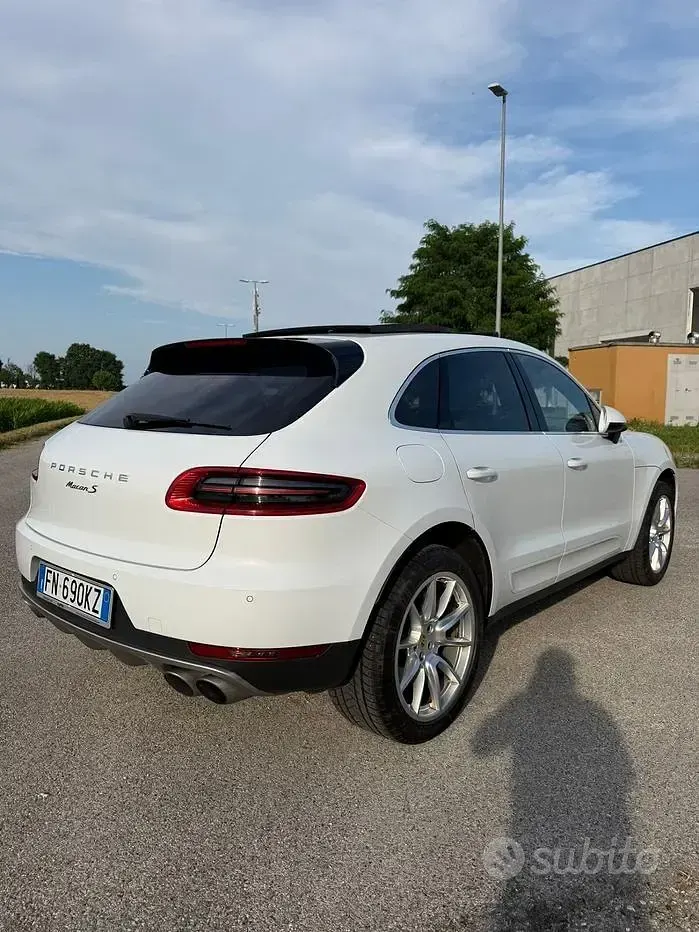 Usata Porsche Macan 250 CV (183 kW) 2016 Bianco SUV