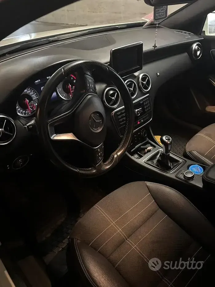 Usata Mercedes 180 109 CV (80 kW) 2015 Bianco Berlina