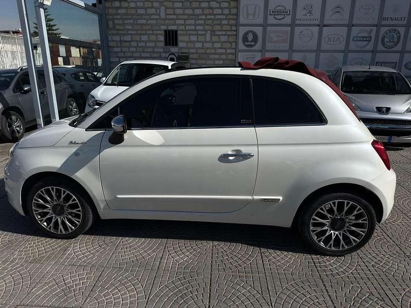 Usata Fiat 500C Lounge 69 CV (50 kW) 2020 Bianco Cabrio
