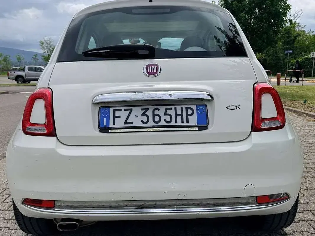 Usata Fiat 500 Lounge 69 CV (50 kW) 2018 Bianco Utilitaria