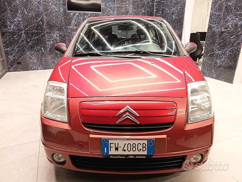 Usata Citroën C2 60 CV (44 kW) 2009 Rosso Utilitaria