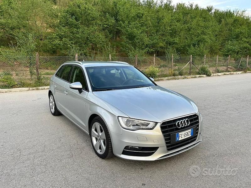 Usata Audi A3 Ambition 105 CV (77 kW) 2014 Grigio Berlina