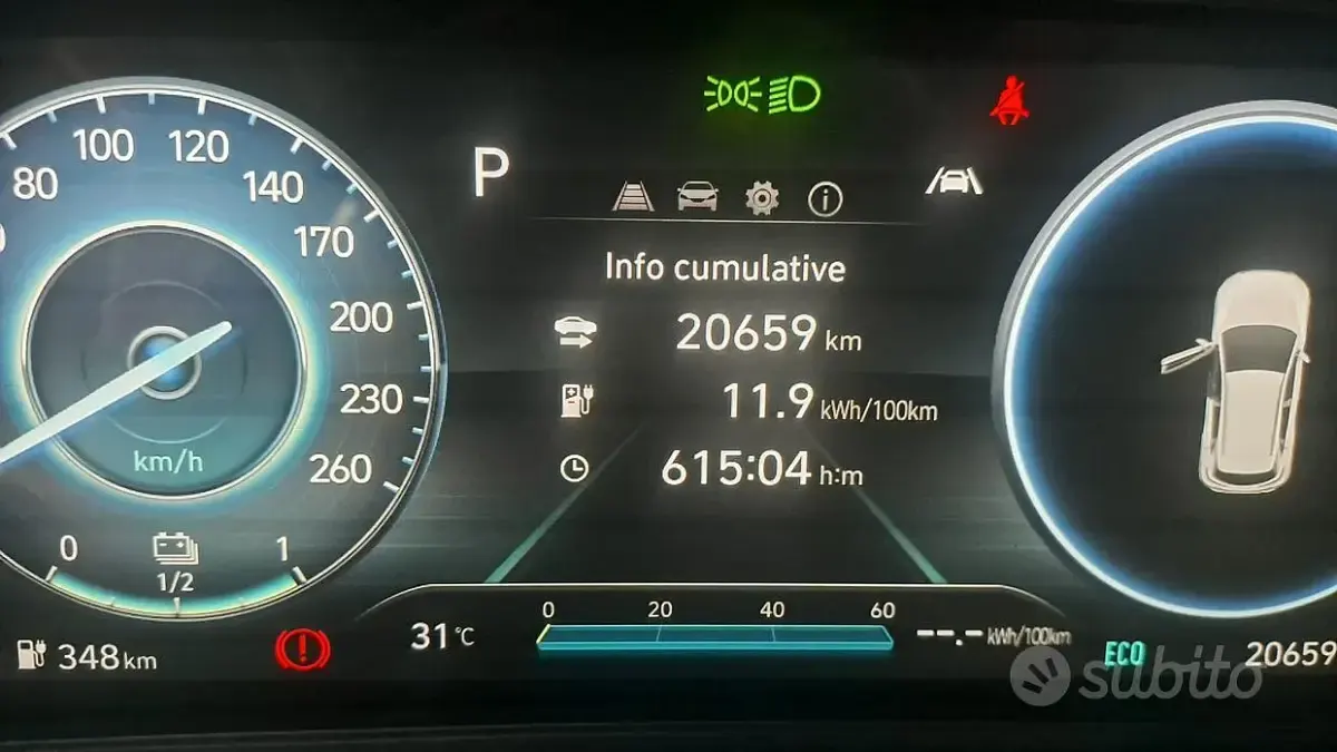 Usata Hyundai Kona 26 kW (36 CV) 2023 Bianco SUV