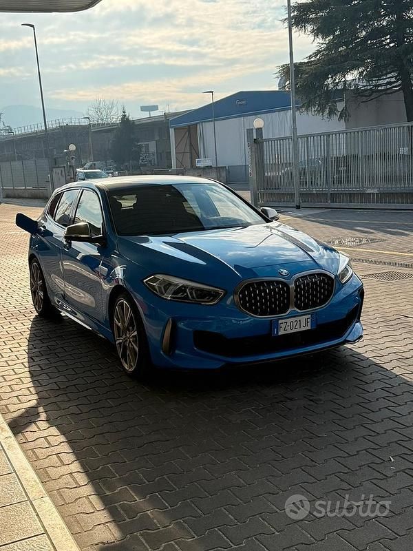 Usata BMW M135 306 CV (225 kW) 2019 Blu Utilitaria
