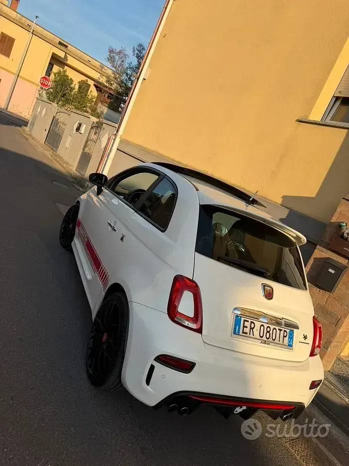 Usata Abarth 595 135 CV (99 kW) 2013 Bianco