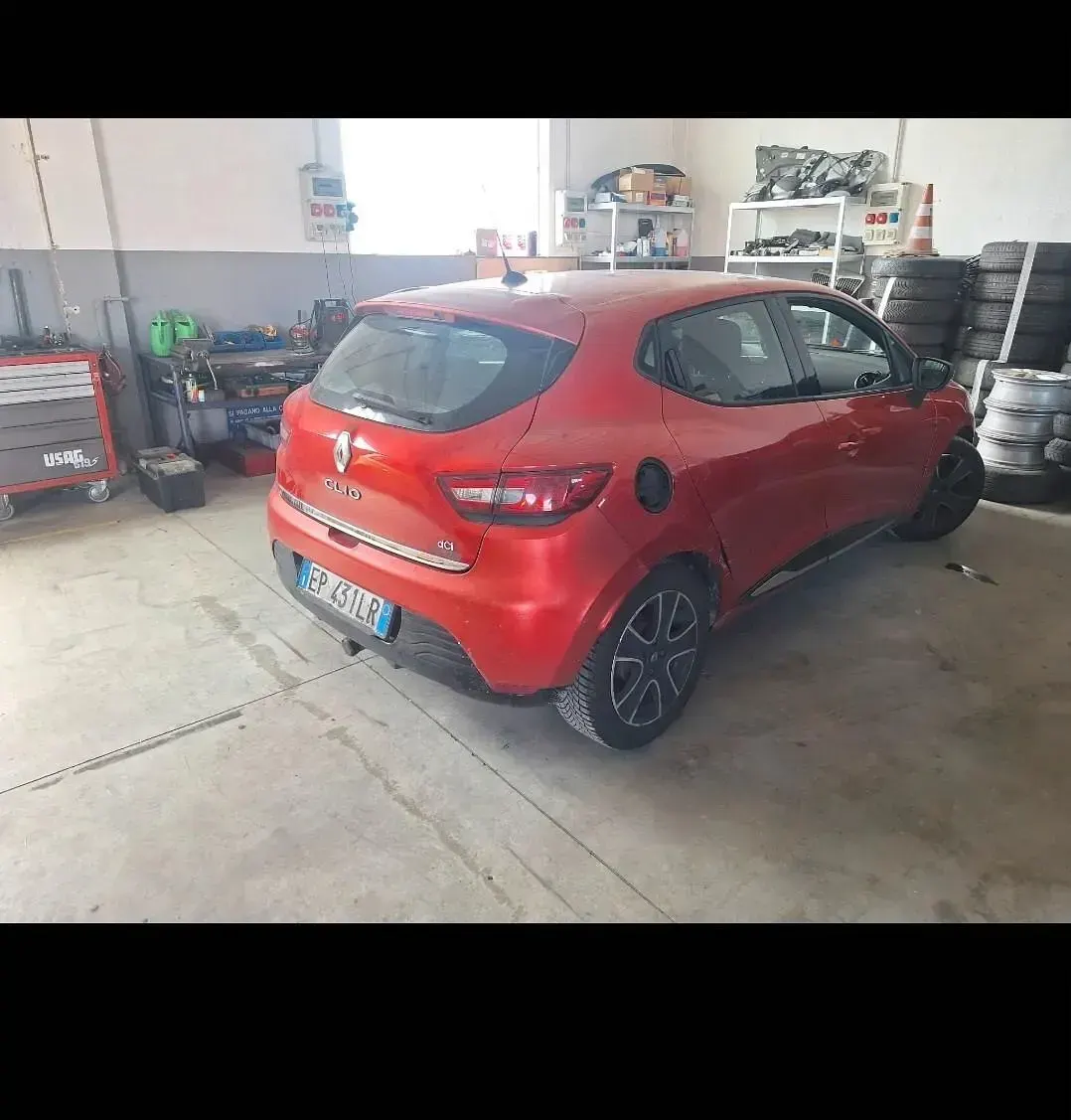 Usata Renault Clio IV 90 CV (66 kW) 2012 Rosso Berlina