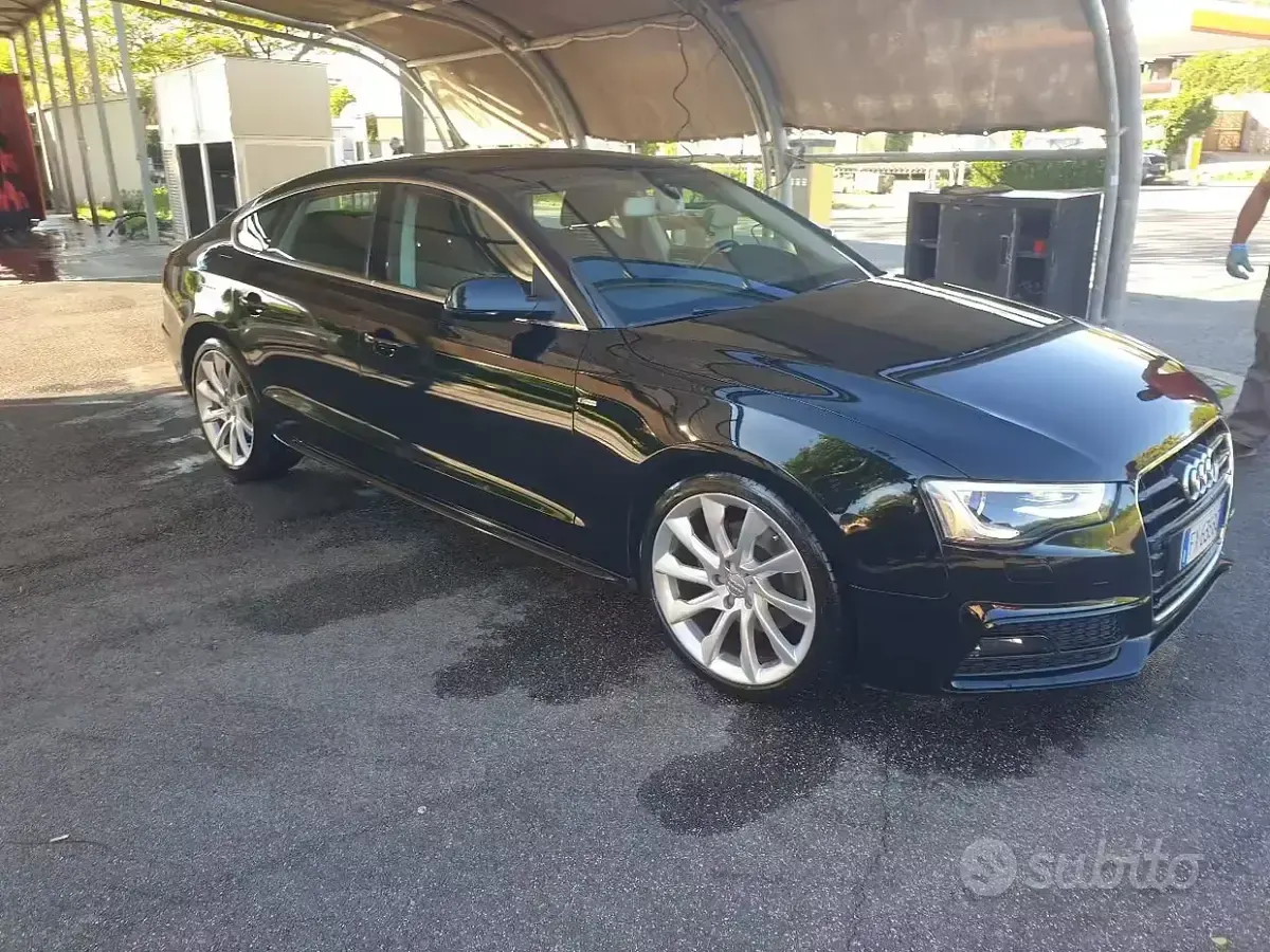 Usata Audi A5 Sportback S-Line 170 CV (125 kW) 2016 Nero Utilitaria