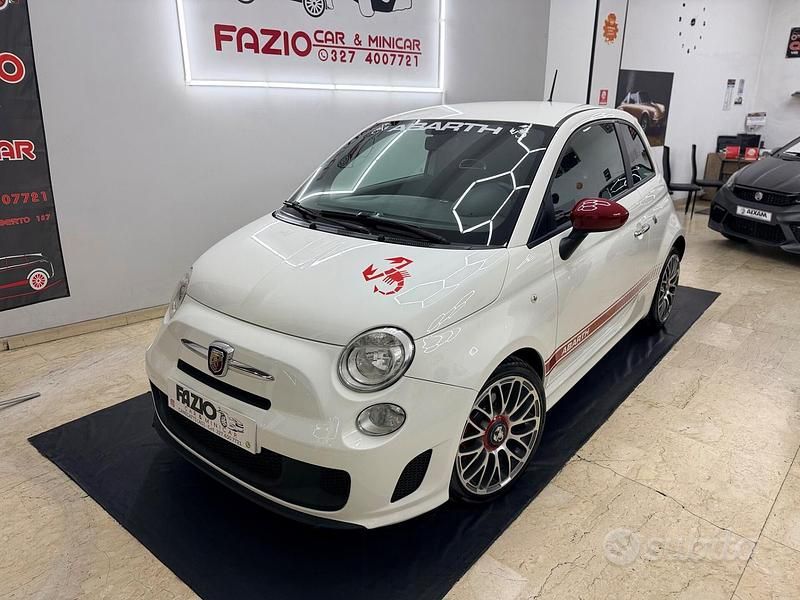 Usata Abarth 500 135 CV (99 kW) 2012 Bianco Berlina