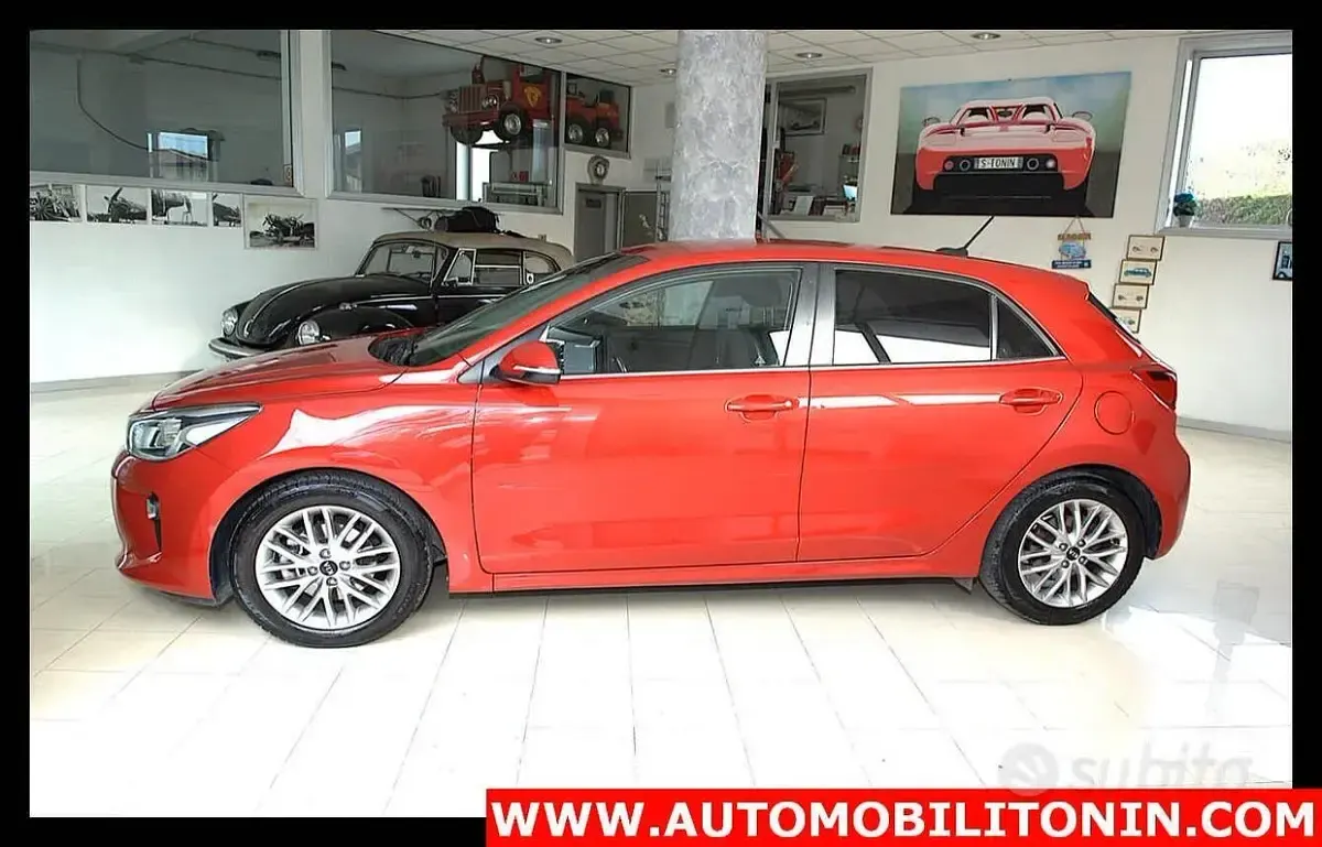 Usata Kia Rio 82 CV (60 kW) 2018 Rosso Berlina