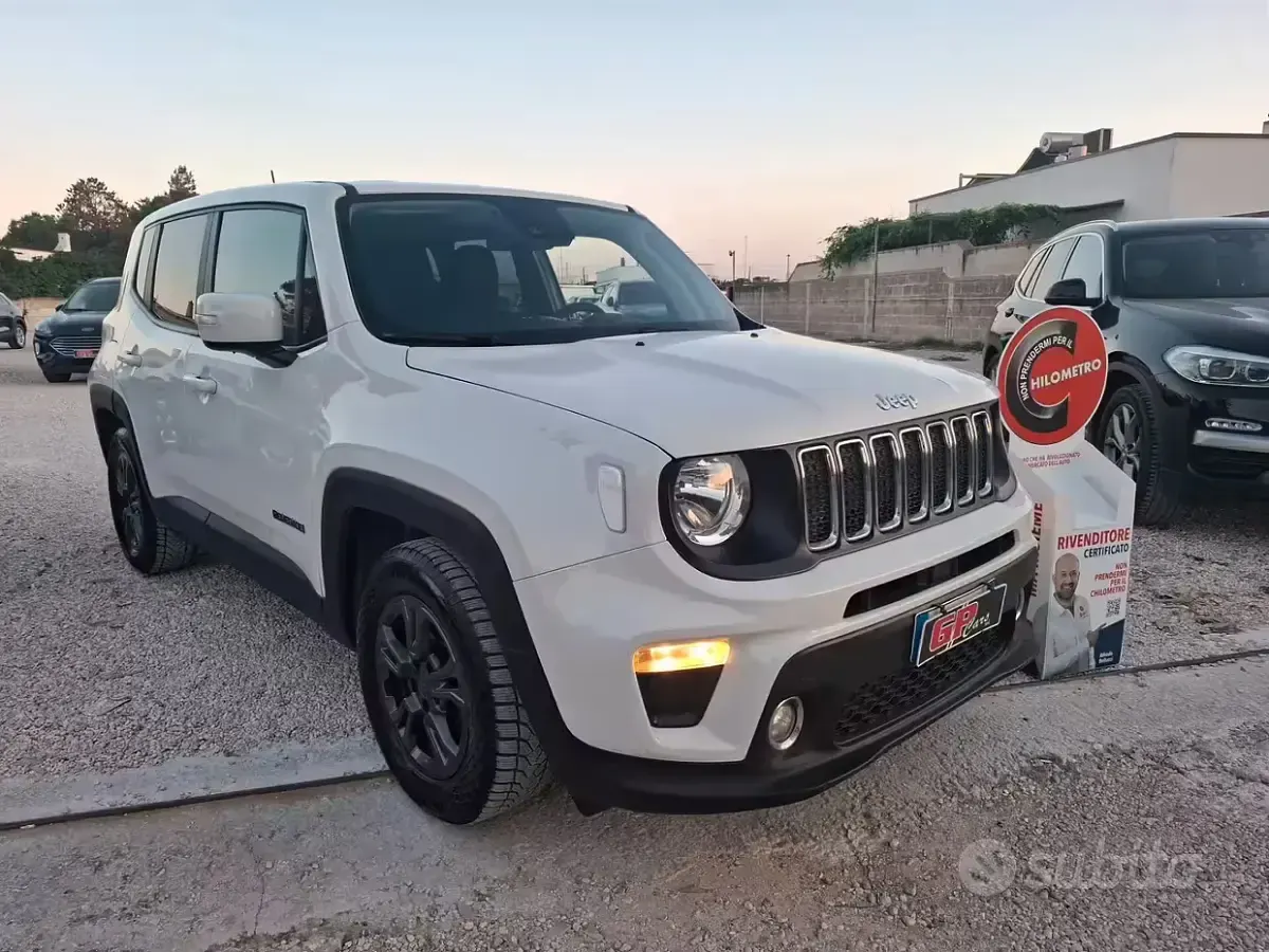 Usata Jeep Renegade 130 CV (95 kW) 2021 Bianco SUV