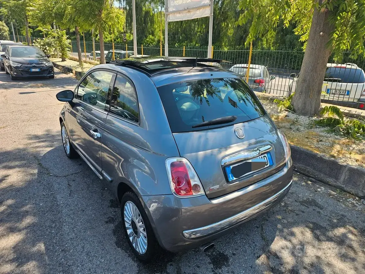 Usata Fiat 500 Lounge 69 CV (50 kW) 2009 Grigio Cabrio