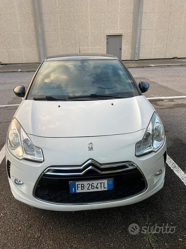 Usata DS Automobiles DS3 82 CV (60 kW) 2015 Bianco Utilitaria