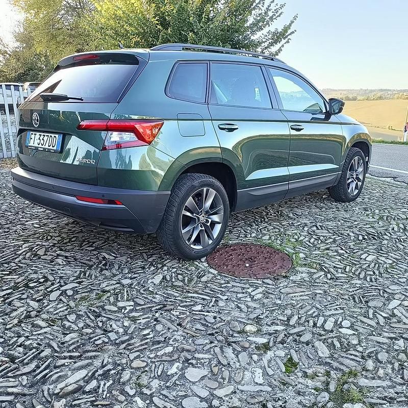 Usata Skoda Karoq Executive 116 CV (85 kW) 2018 Verde SUV
