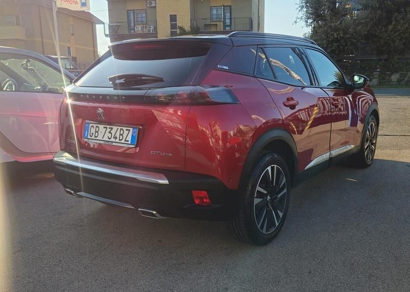 Usata Peugeot 2008 GT-line 130 CV (95 kW) 2020 Rosso SUV