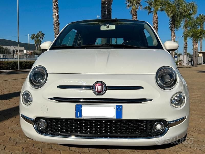 Usata Fiat 500C Lounge 70 CV (51 kW) 2018 Bianco Cabrio