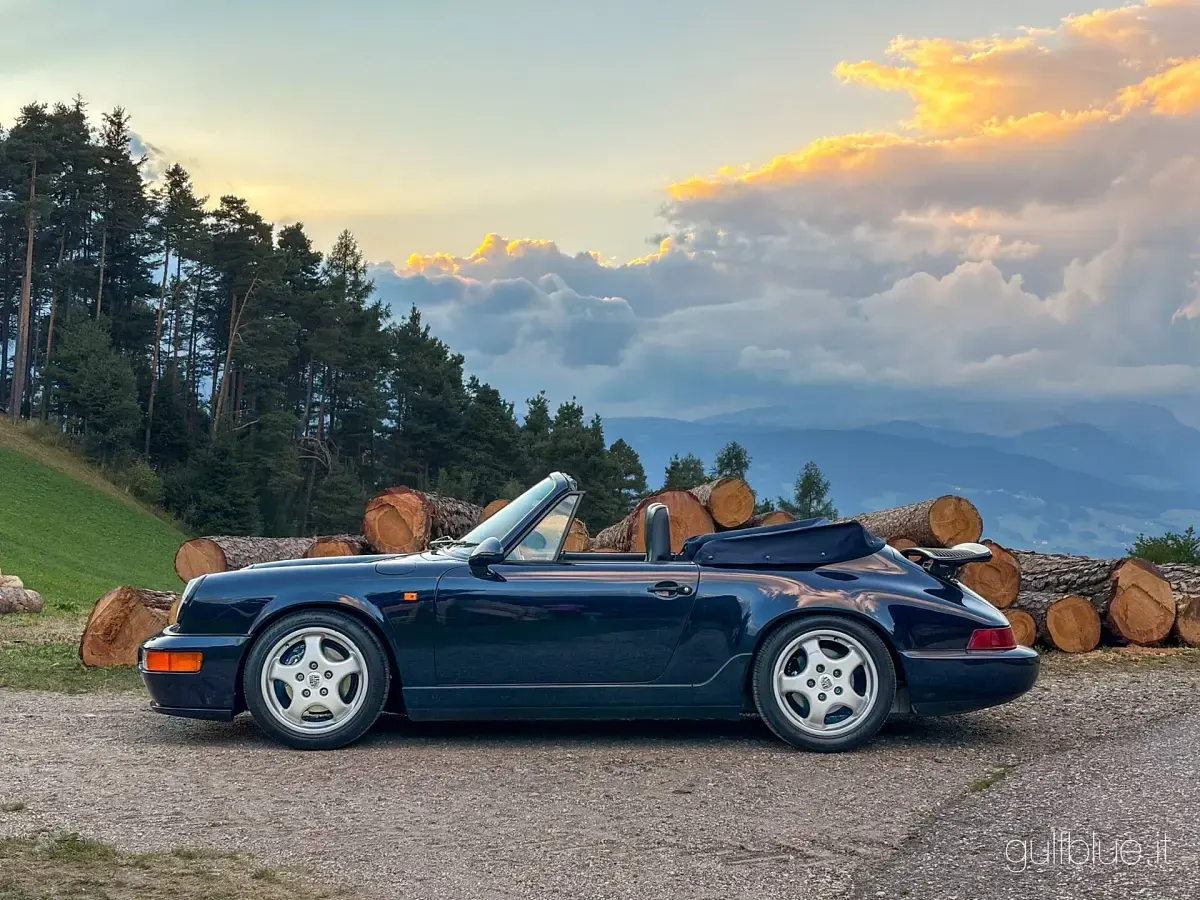 Usata Porsche 911 Carrera Cabriolet 250 CV (183 kW) 1991 Blu Cabrio