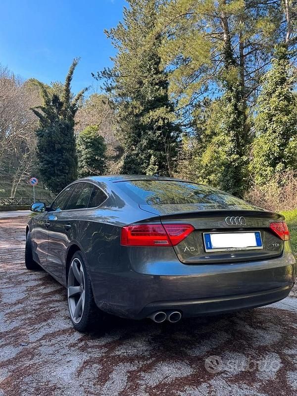 Usata Audi A5 S-Line 177 CV (130 kW) 2013 Grigio Coupé