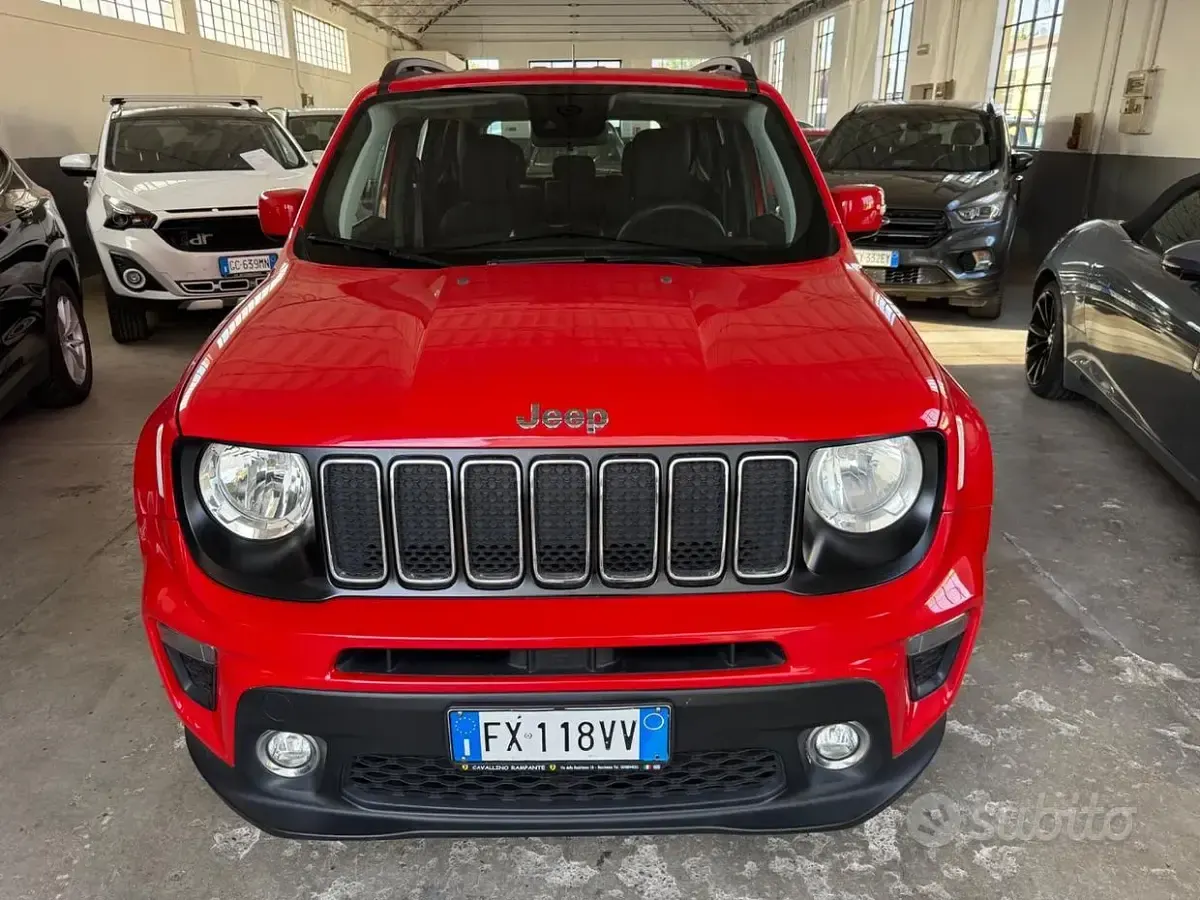 Usata Jeep Renegade Longitude 120 CV (88 kW) 2019 Rosso SUV