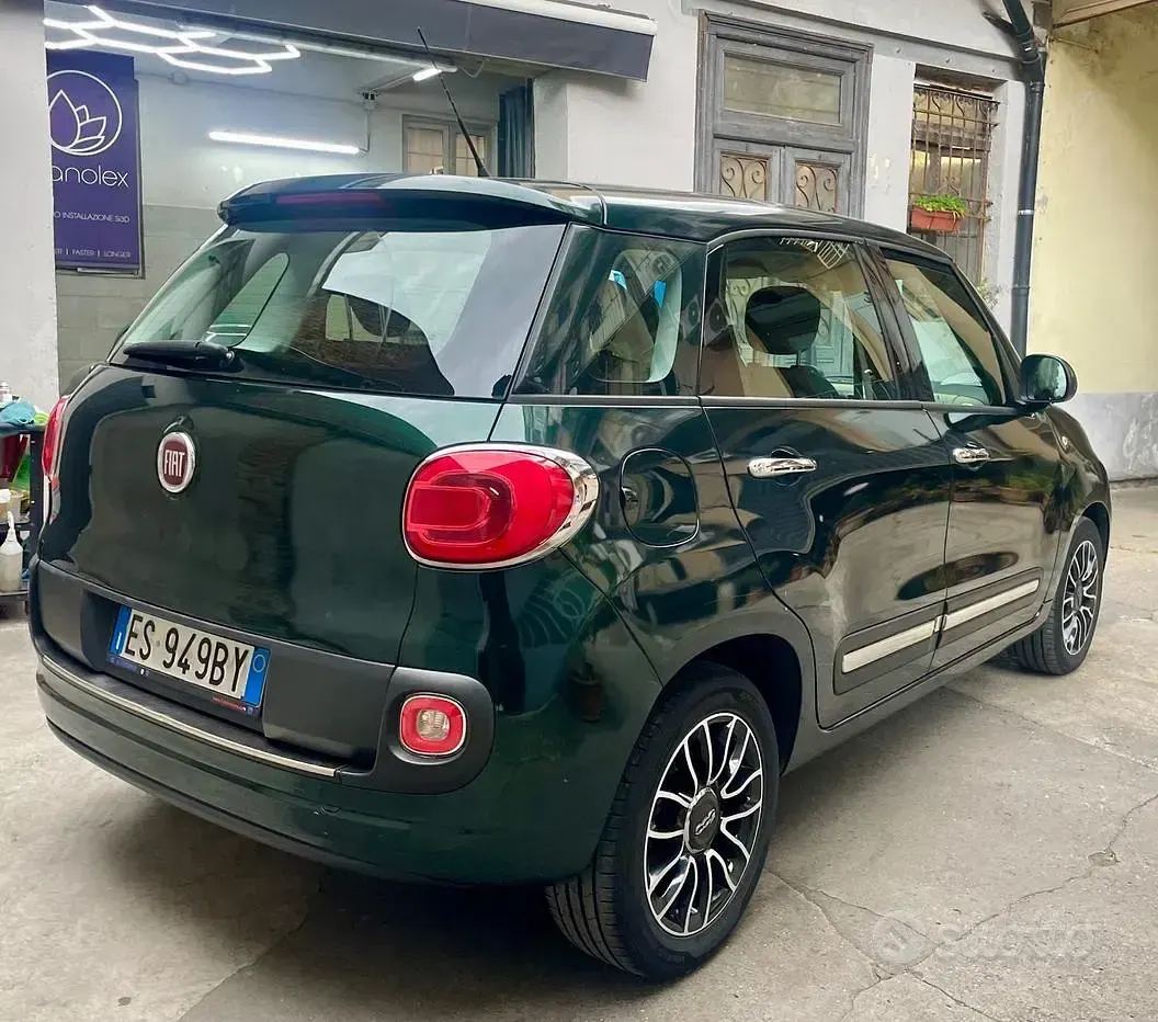 Usata Fiat 500L 84 CV (61 kW) 2014 Verde Monovolume