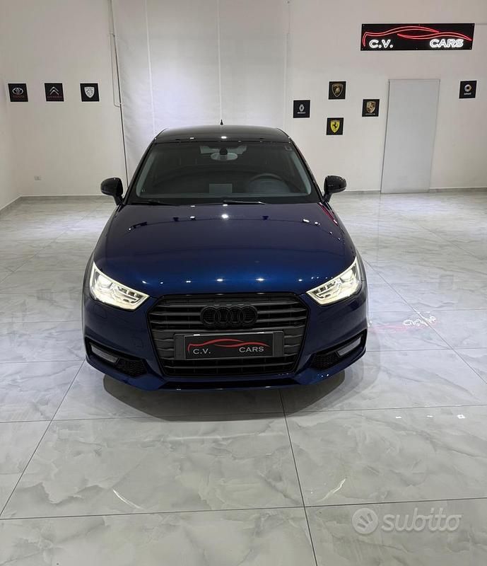 Usata Audi A1 Sportback 82 CV (60 kW) 2018 Blu Utilitaria