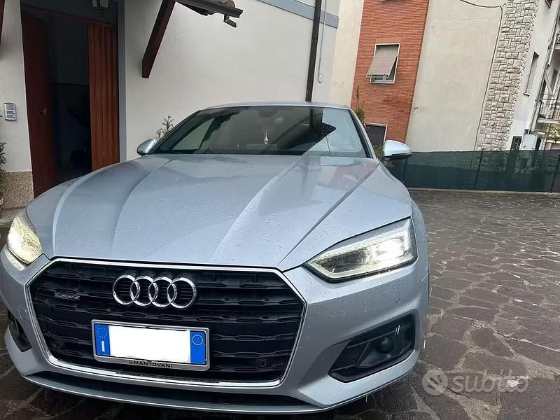 Usata Audi A5 190 CV (139 kW) 2019 Grigio Coupé