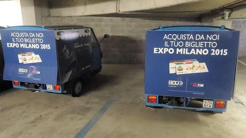 Usata Piaggio APE 50 CV (36 kW) 2015 Blu/azzurro Furgone