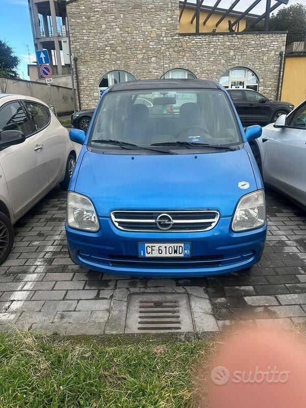 Blu Usata 2003 Opel Agila Due volumi | 1990 € (Buon prezzo) - Immagine 1/4