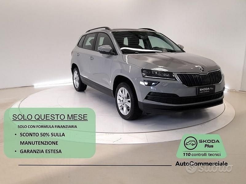 Usata Skoda Karoq Executive 116 CV (85 kW) 2020 Grigio SUV