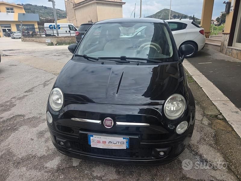 Usata Fiat 500 70 CV (51 kW) 2009 Nero Cabrio