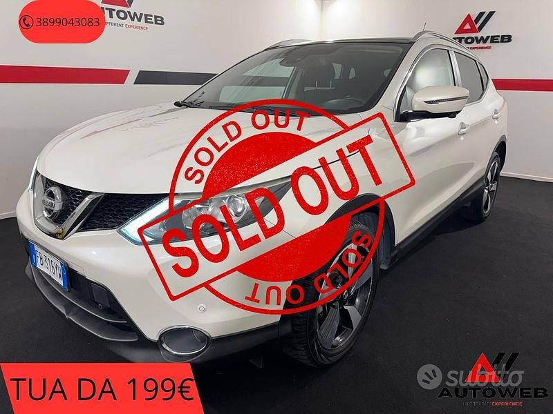 Bianco Usata 2016 Nissan Qashqai 360º SUV | 10.900 € (Buon prezzo) - Immagine 1/4