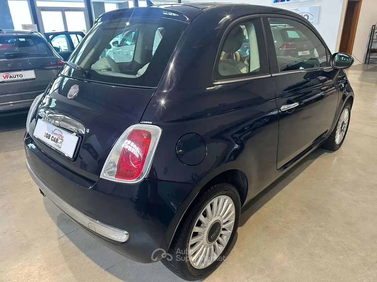 Usata Fiat 500 Lounge 69 CV (50 kW) 2012 Blu Utilitaria