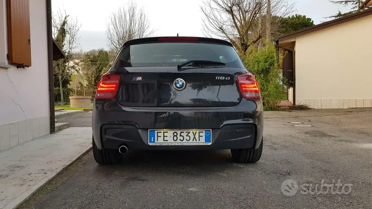 Usata BMW 118 M Sport 143 CV (105 kW) 2013 Nero Utilitaria