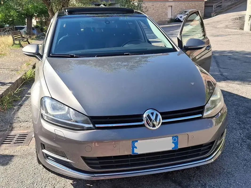 Usata VW Golf VII Highline 105 CV (77 kW) 2013 Grigio Berlina