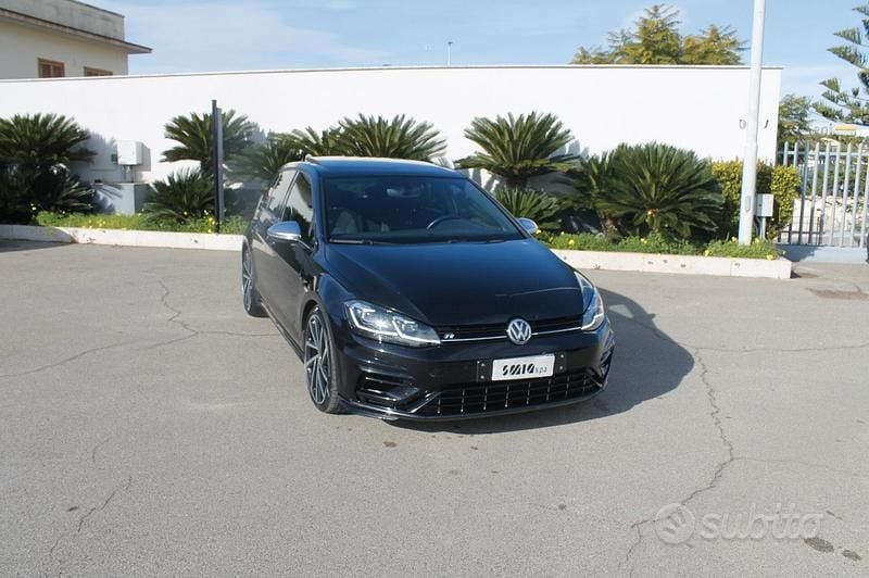 Usata VW Golf VII R 309 CV (227 kW) 2018 Nero Berlina