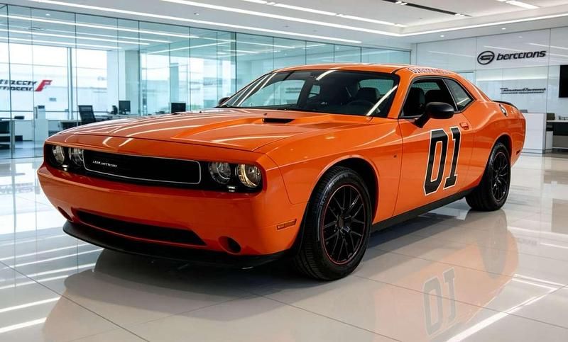 Usata Dodge Challenger 309 CV (227 kW) 2014 Arancione Coupé