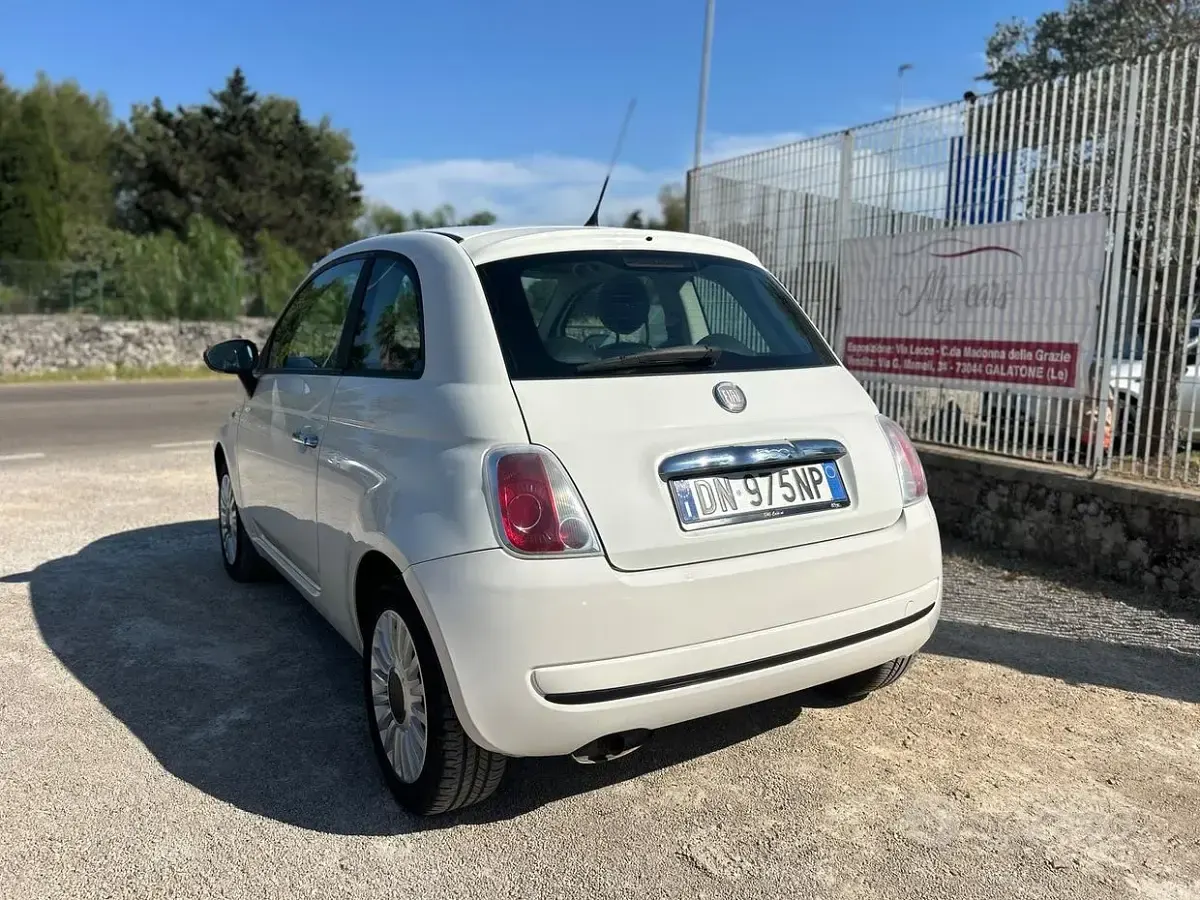 Usata Fiat 500 75 CV (55 kW) 2008 Bianco Berlina