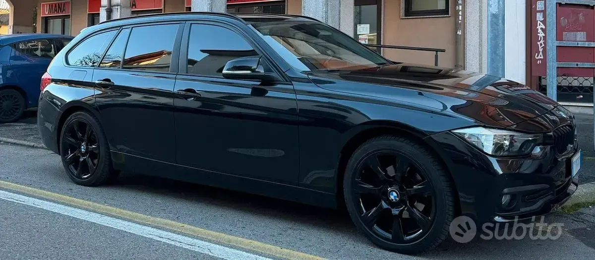 Usata BMW 318 Comfort Edition 150 CV (110 kW) 2016 Nero Station wagon