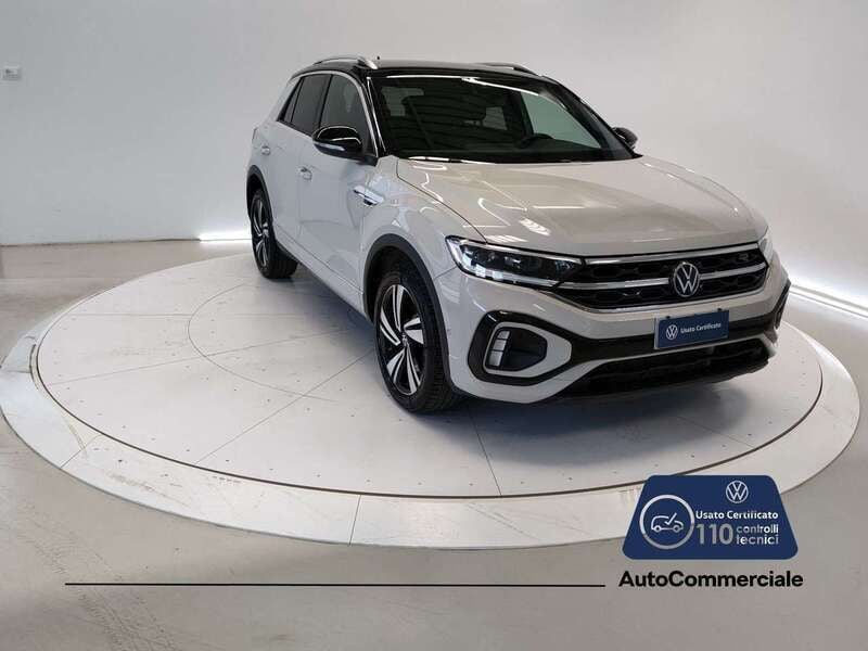 Beige Usata 2022 VW T-Roc R-line SUV | 26.500 € (Cara) - Immagine 1/4
