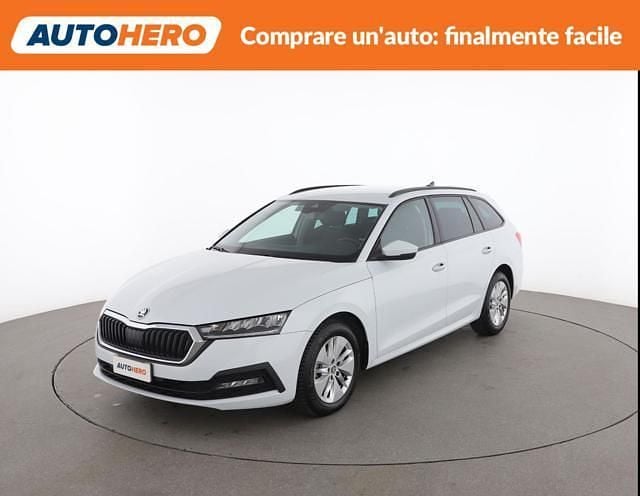 Bianco Usata 2021 Skoda Octavia Executive Station wagon | 18.299 € (Buon prezzo) - Immagine 1/2