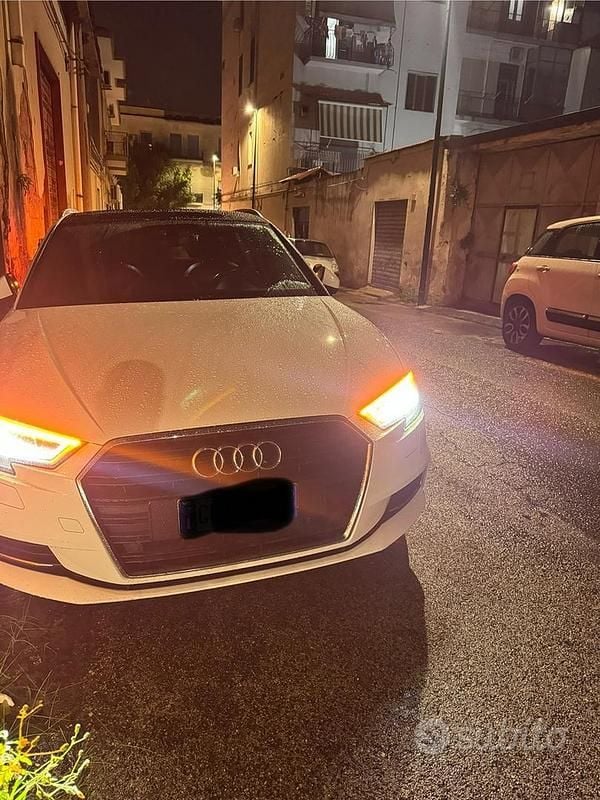 Usata Audi A3 150 CV (110 kW) 2017 Bianco Berlina