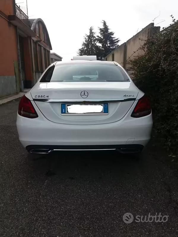 Usata Mercedes C220 2016 Bianco Berlina
