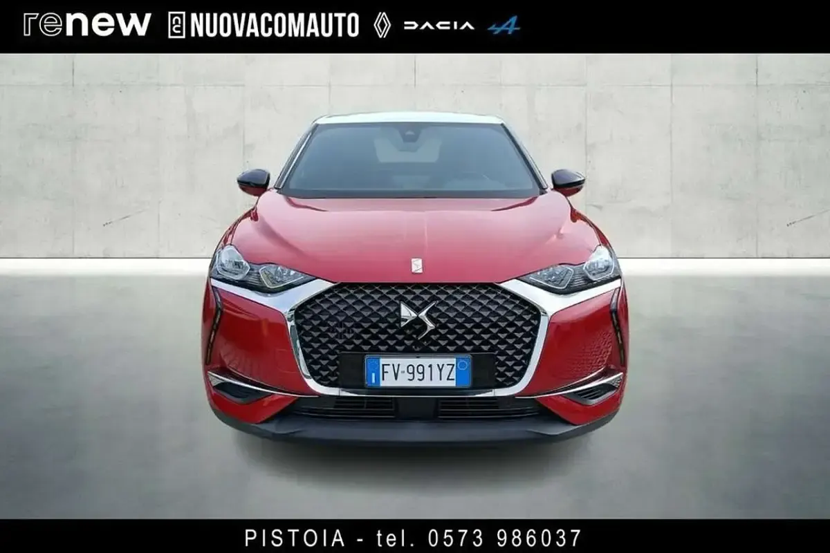 Usata DS Automobiles DS3 Crossback Performance 101 CV (74 kW) 2019 Rosso/tetto bianco SUV