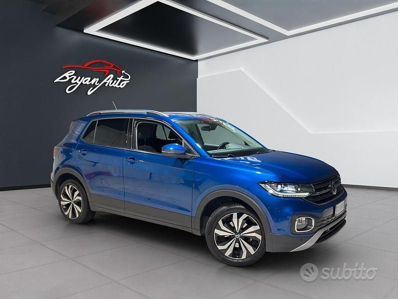 Usata VW T-Cross Advance 110 CV (80 kW) 2022 Blu SUV