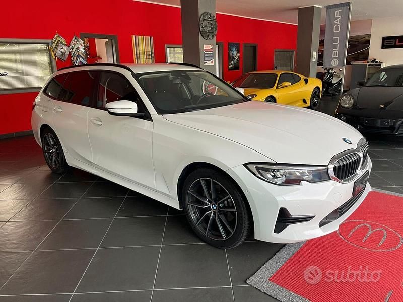 Usata BMW 320e Advantage 190 CV (139 kW) 2021 Bianco Station wagon