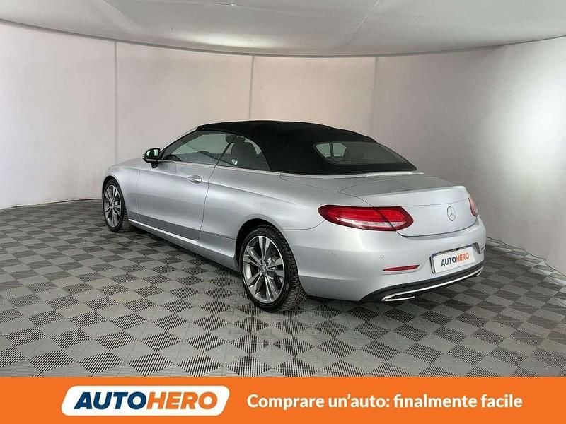 Usata Mercedes C220 170 CV (125 kW) 2017 Grigio Cabrio