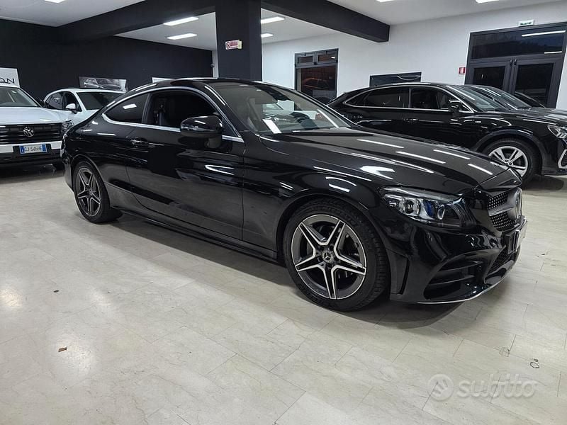 Usata Mercedes C220 Premium 194 CV (142 kW) 2020 Nero Coupé