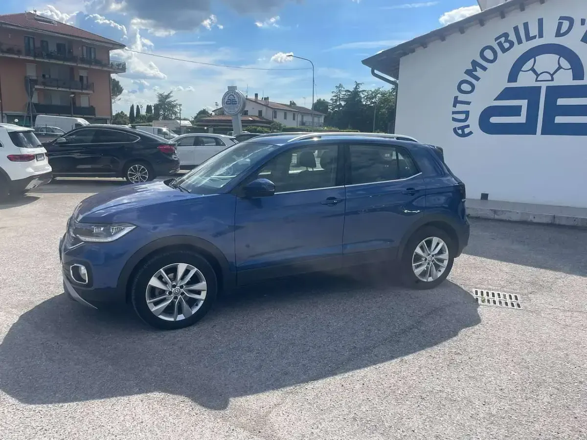 Usata VW T-Cross Advance 150 CV (110 kW) 2020 Blu/azzurro SUV
